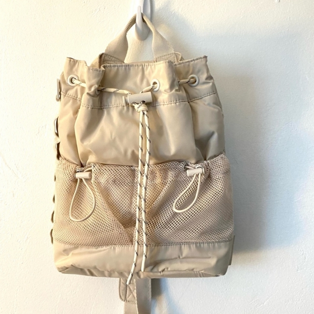 Dagne Dover off white nylon Nova Sling Bag travel Medium